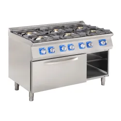 Cuisinière à gaz avec four à gaz 39,6 KW