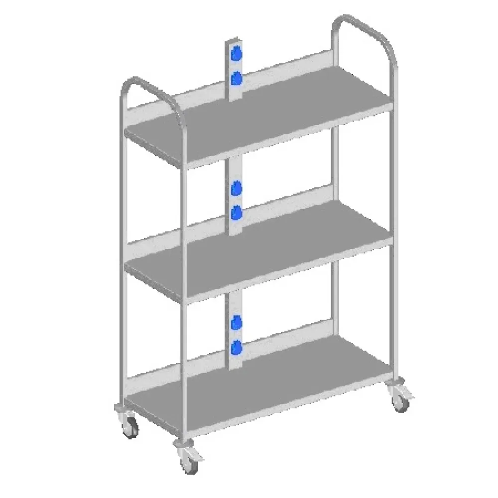 Chariot de service en chambre (pour les boîtes chaudes du service en chambre) (GSR3000-122DK)