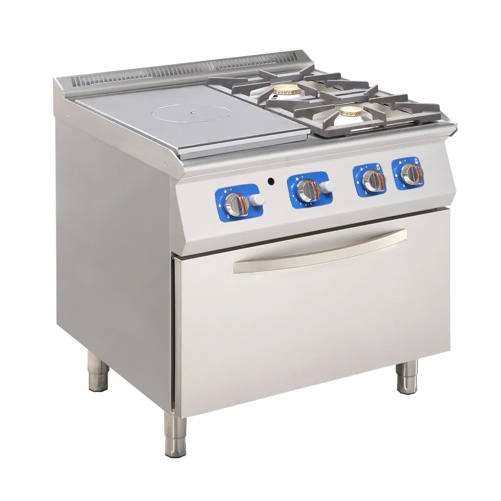 Table de cuisson à gaz avec four à gaz 22,7 KW (GT2100-080EV+V51)