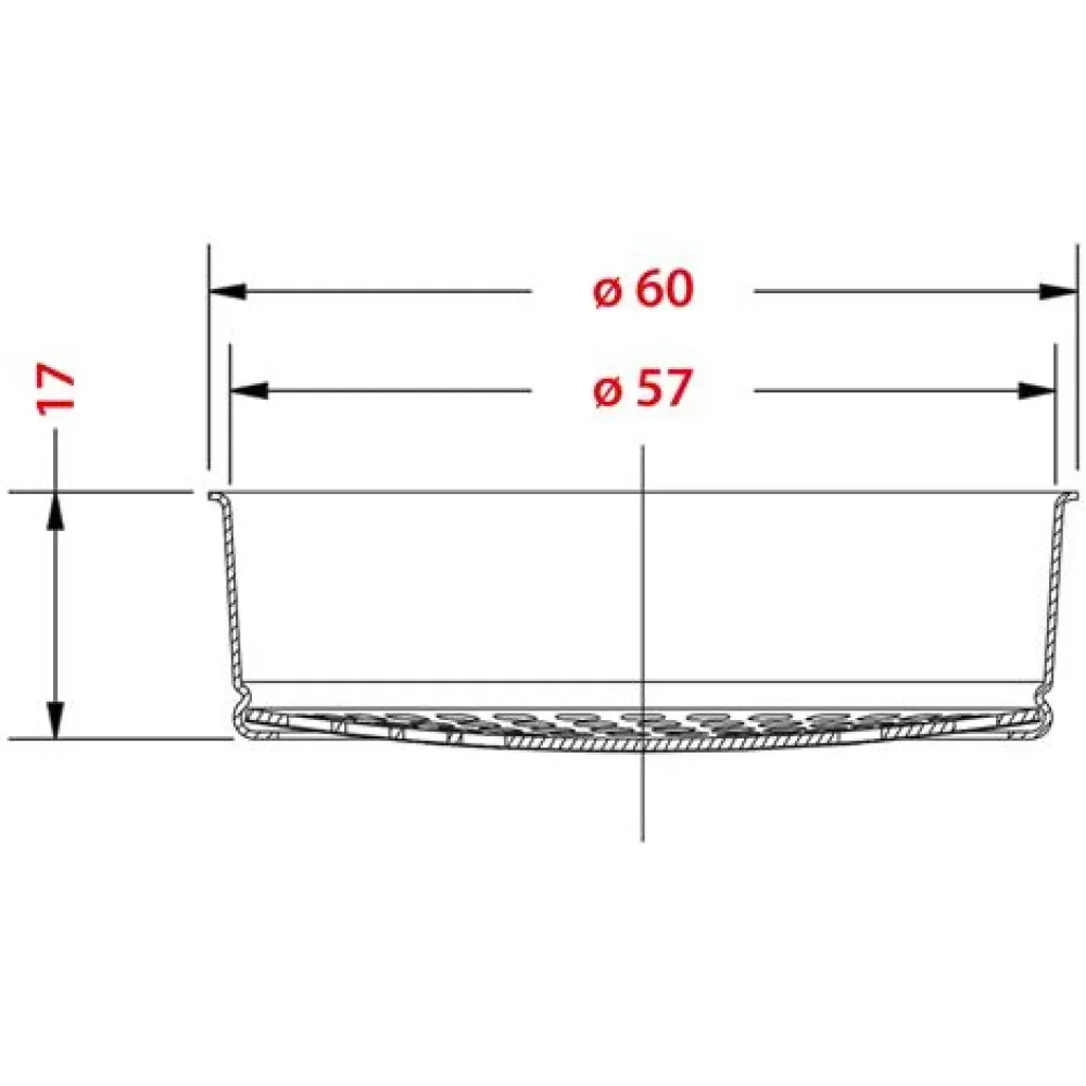 PRECISION SHOWER SCREEN ø 60 mm (L1460201)