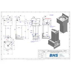 Lavabo avec mitigeur automatique A070