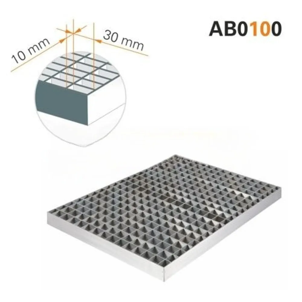 Grille à mailles lisses, maille 30×10 (BHS-AB0100)
