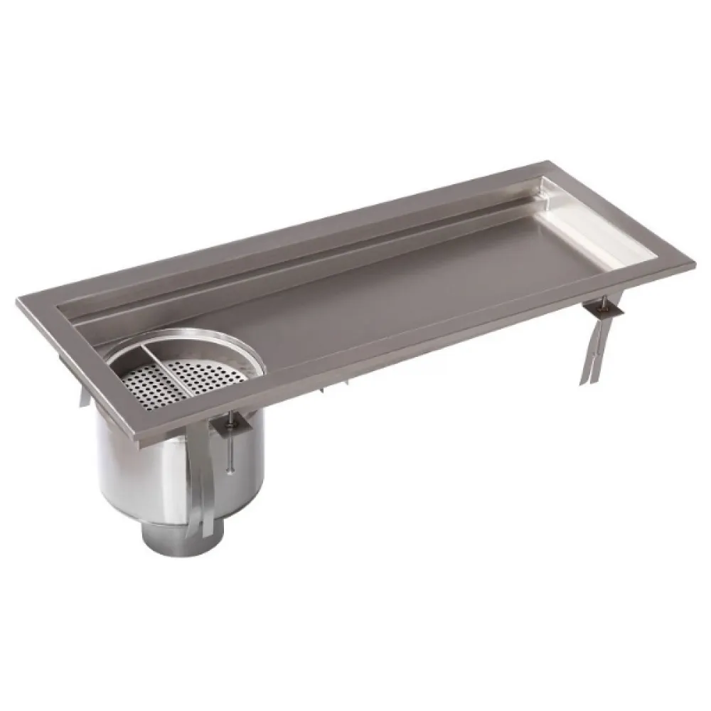 Caniveaux de drainage avec siphon latéral 2500 x 300 mm (BHS-AB0530-250AK)