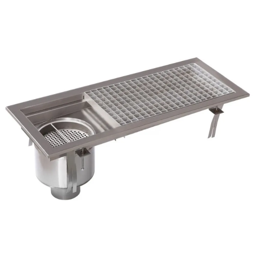Caniveaux de drainage avec siphon latéral 2500 x 300 mm (BHS-AB0530-250AK)