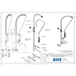 Mitigeur de douche avec 2 sorties P10248