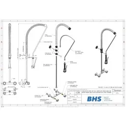 Mitigeur de douche avec 2 sorties P10251