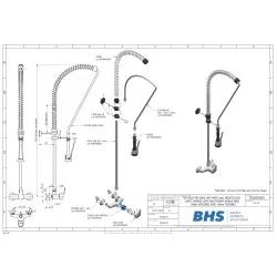 Mitigeur de douche avec 2 sorties P10301