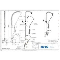 Mitigeur de douche avec 2 sorties P20132
