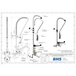 Mitigeur de douche avec 2 sorties P20210