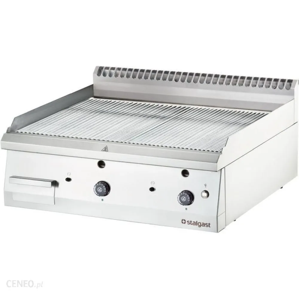 double Gas grill countertop chromed 13kW ribbed (9737210)