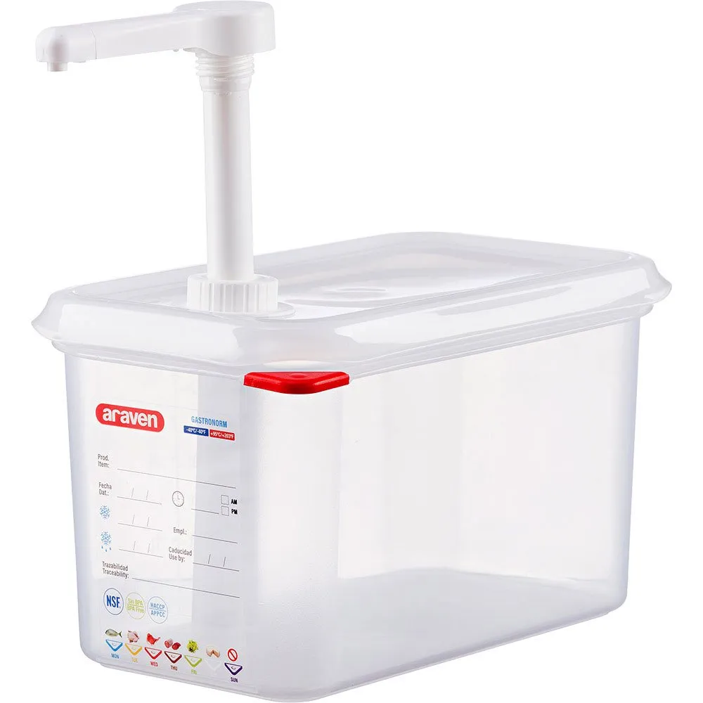 Pump dispenser for sauces GN1/4 (065164)