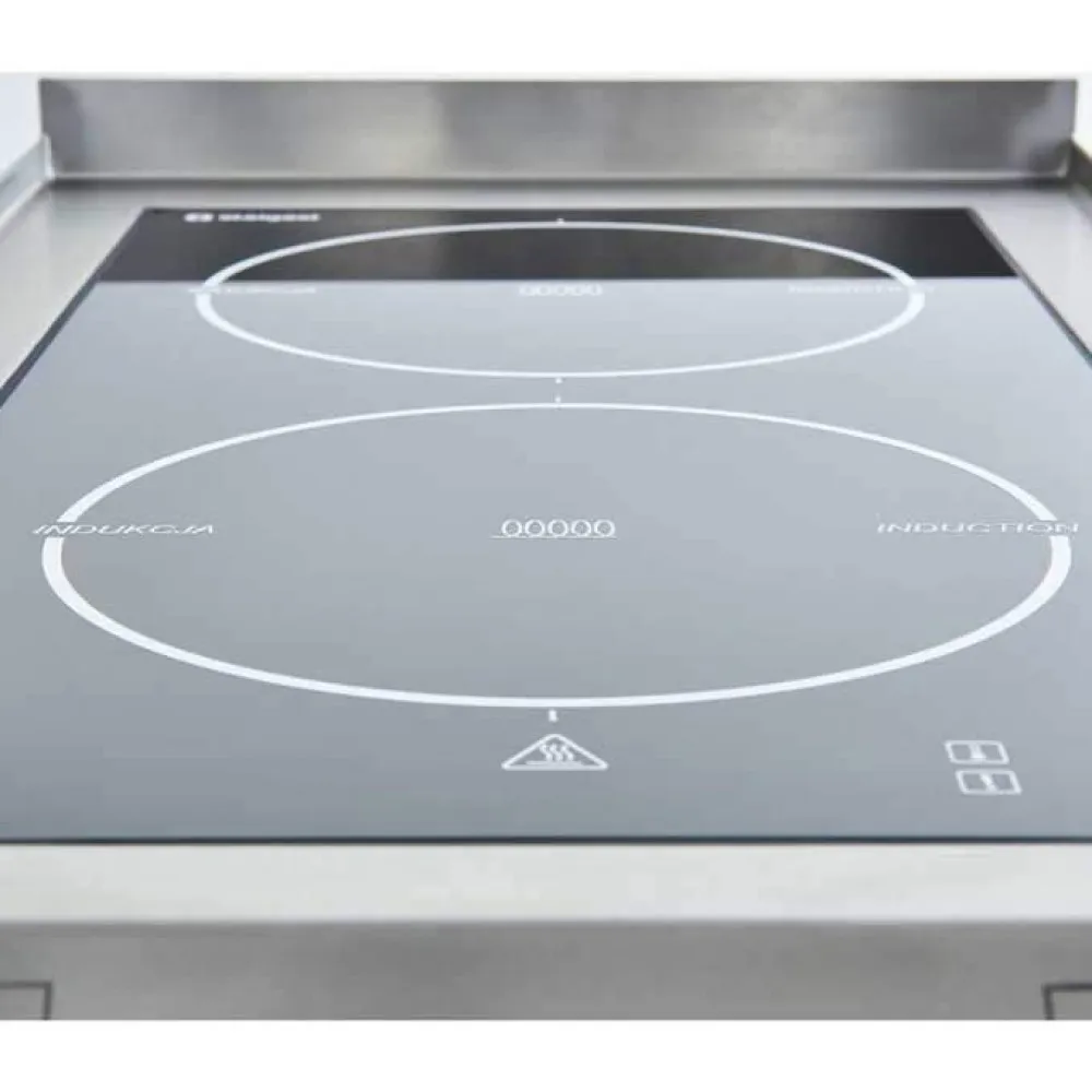 Cuisinière à induction, 2 champs d'induction 7 kW (979510)