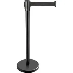 Decorative barrier with a ribbon