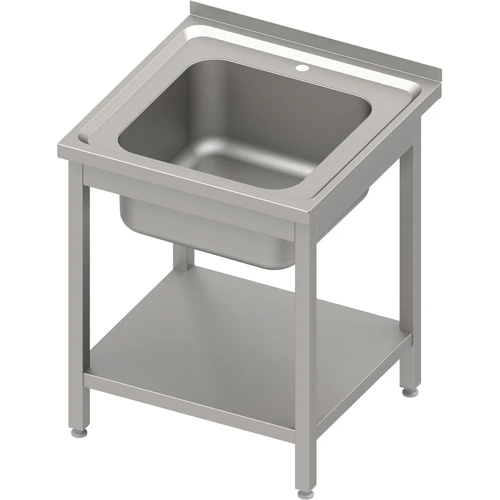 Easy assembly table with sink and shelf 600 (983136060)