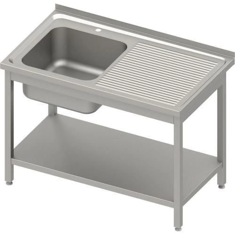 Easy assembly table with sink and shelf 1400 (983146140)