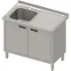 Table with sink and 2 wing doors 1400 (983866140)