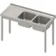 Easy assembly table with 2 sinks 1400 (983916140)