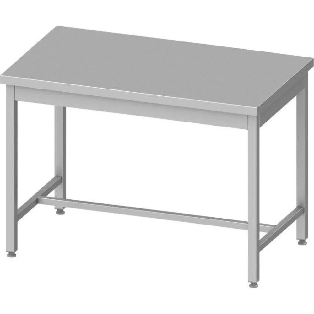 Stainless steel central table without shelf 2000 (950087200)