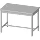 Stainless steel central table without shelf 2000 (950087200)