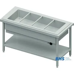 Karstais marmīts 4xGN1/1 ar kopējo kameru