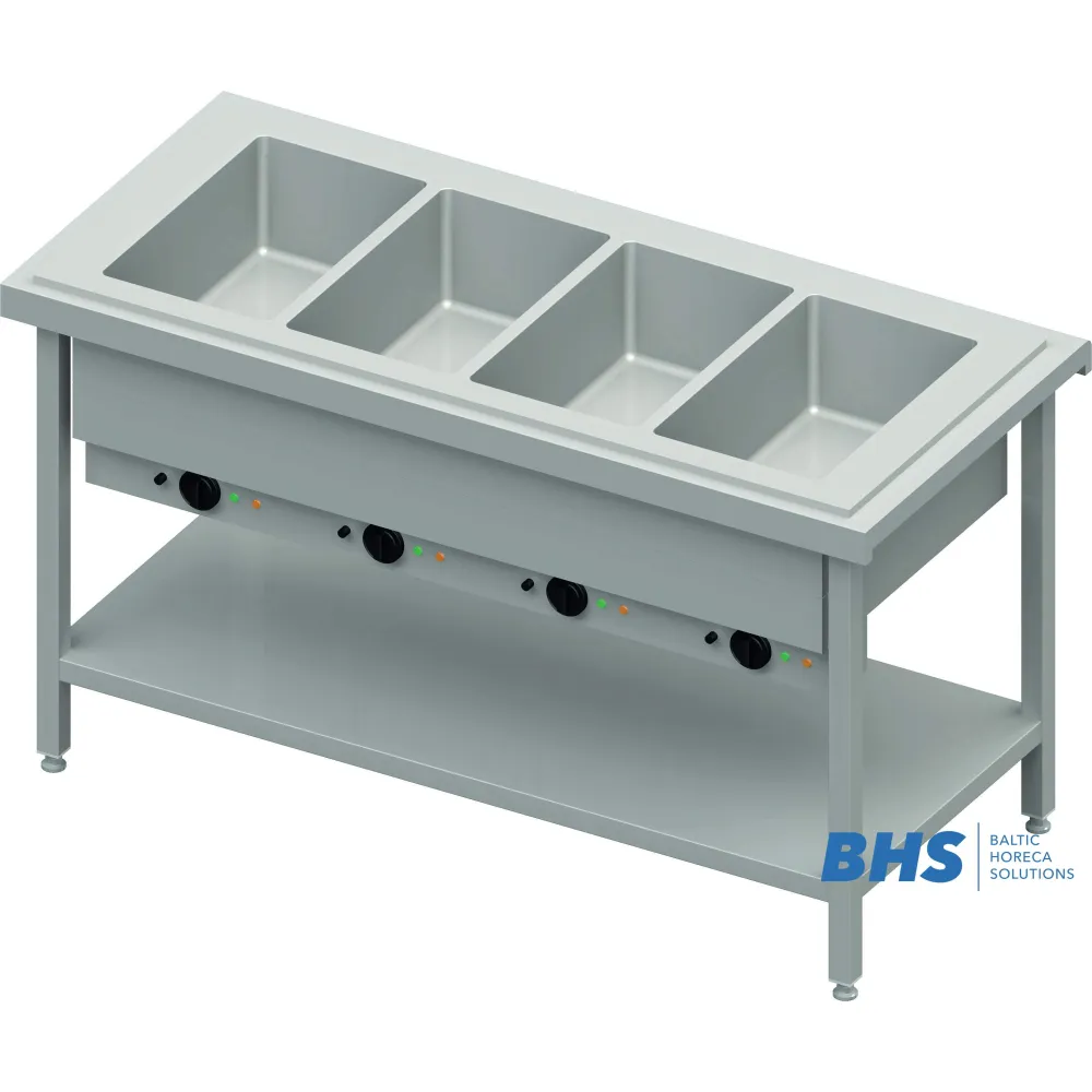 Karstais marmīts 4xGN1/1 ar atsevišķām kamerām (ST126151)