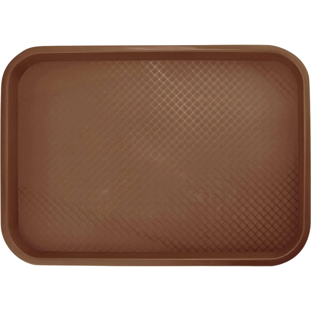 Square tray, dark brown 45x35 cm (413356)
