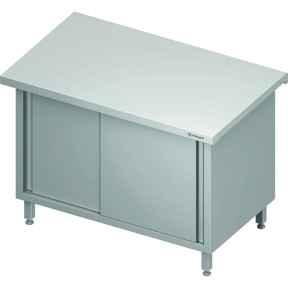 Le comptoir est neutre, fermé par 2 portes coulissantes 900 (ST237091)