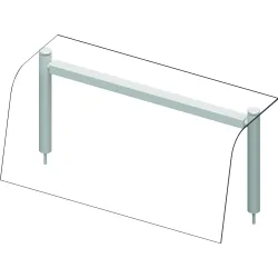 Verre de protection 790 mm
