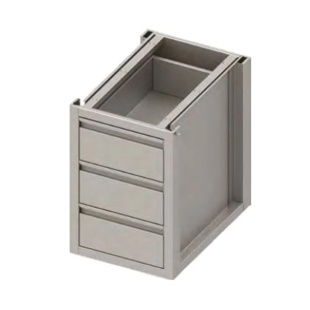 Armoire avec 3 tiroirs  H-660 mm (943615045F)