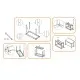 Unloading table for dishwasher 800 (954807080)