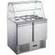Cooling counter with showcase 10 x GN1/4 (832222)
