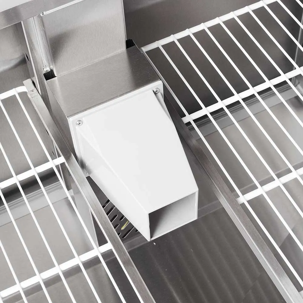 Cooling counter with showcase 16 x GN1/4 (832232)