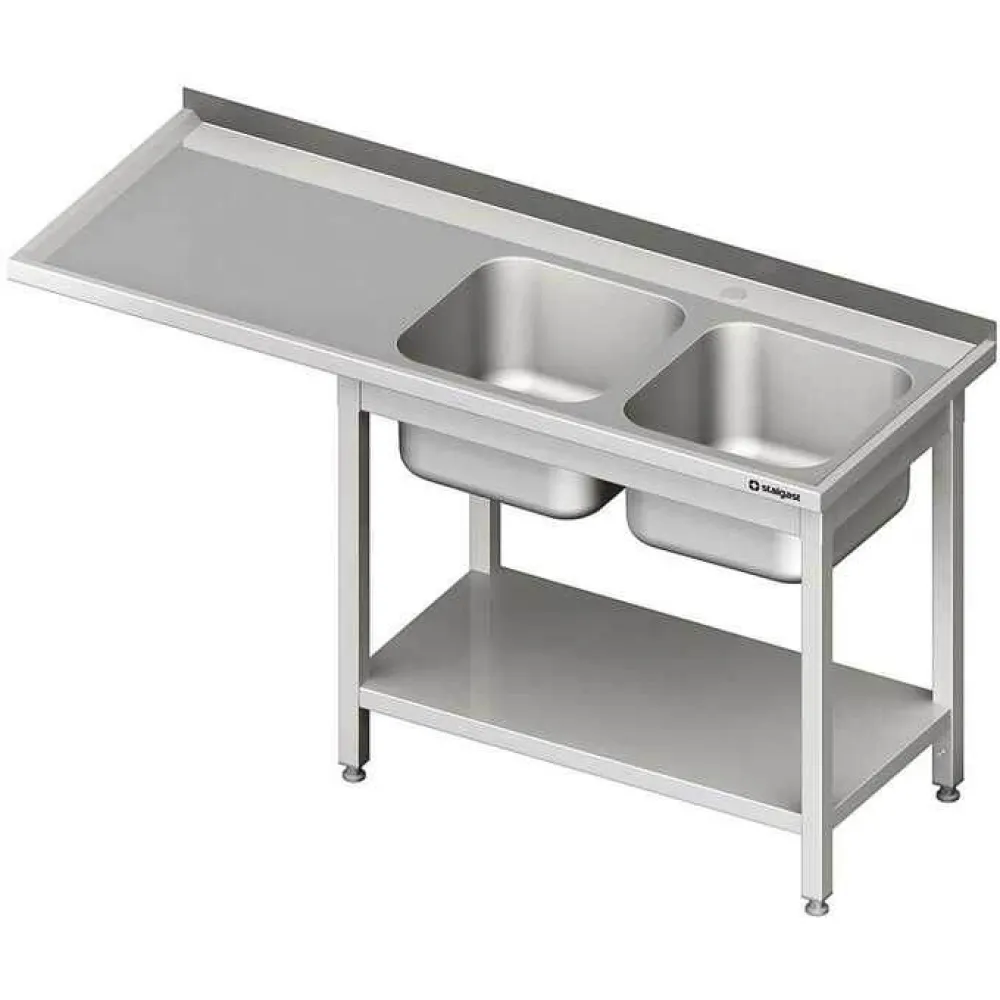 Table avec évier, self et emplacement pour frigo ou lave-vaisselle (981036160)