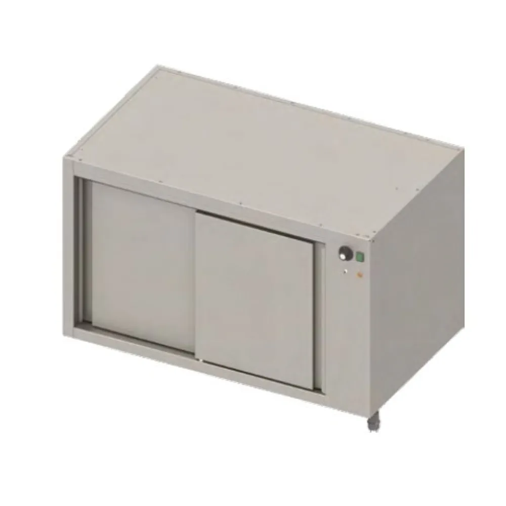 Une table avec une armoire chaleureuse avec une porte coulissante  H-660 mm (943695100F)