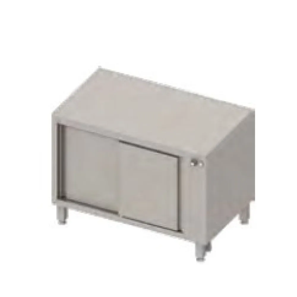 Une table avec une armoire chaleureuse avec une porte coulissante  H-810 mm (983695100K)