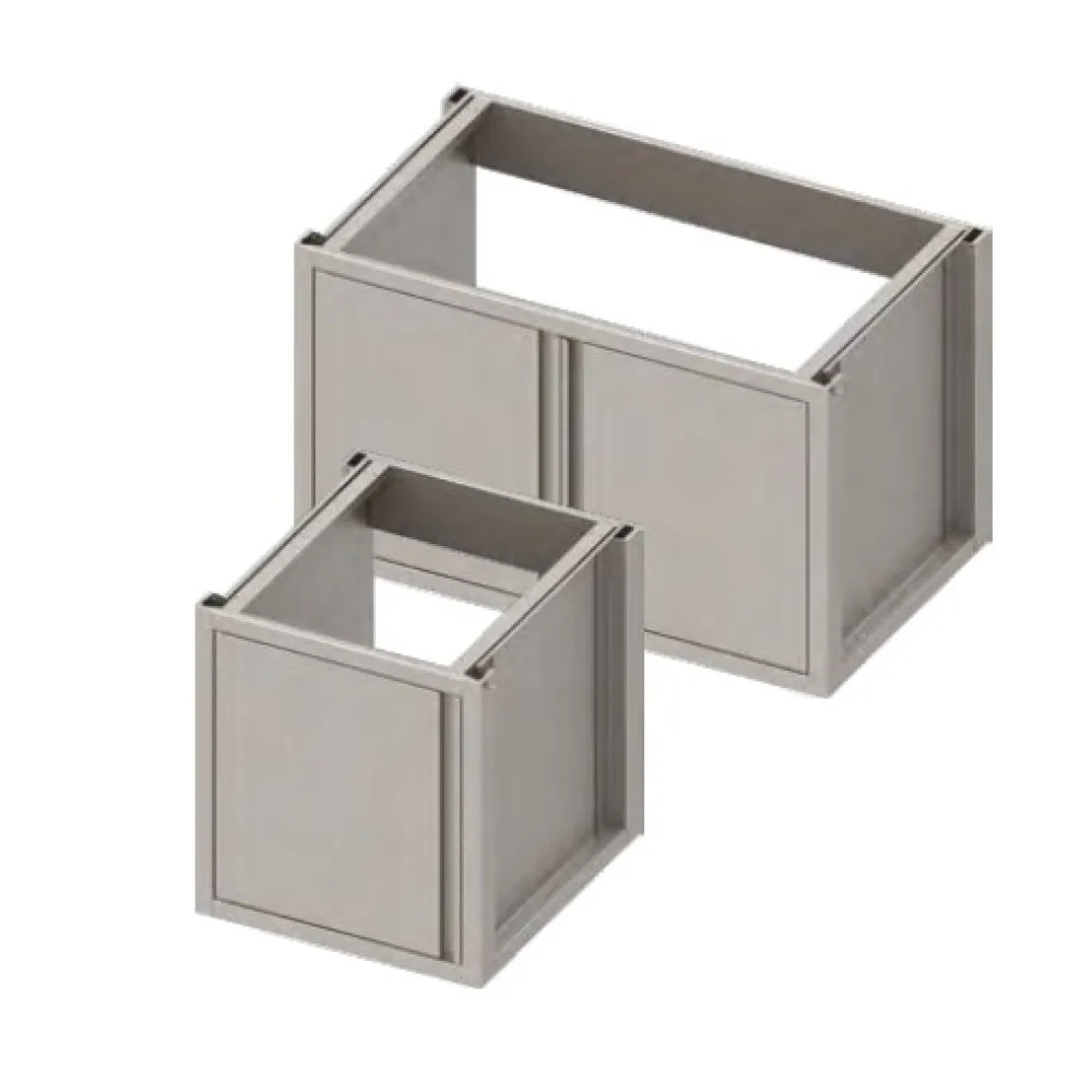 Armoire sous l'évier avec portes battantes H-660 mm (943665060F)