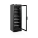 Congélateur vitrine noir avec porte vitrée chauffante, 270l (UFSC371G BLACK)