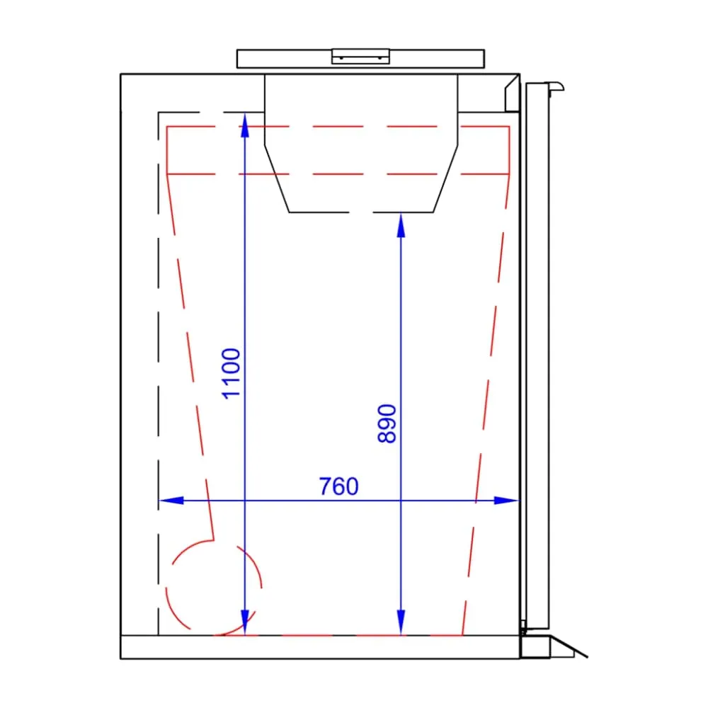 Refroidisseur de poubelle WBC240 (WBC-240)