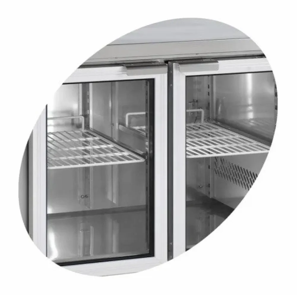 Cooling counter CK7410G with glass doors
