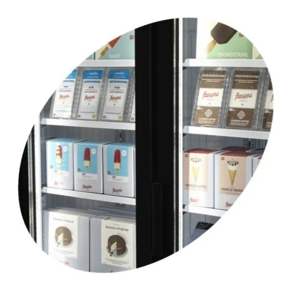 Congélateurs verticaux de vitrine 891 l (UFSC1600GCP)