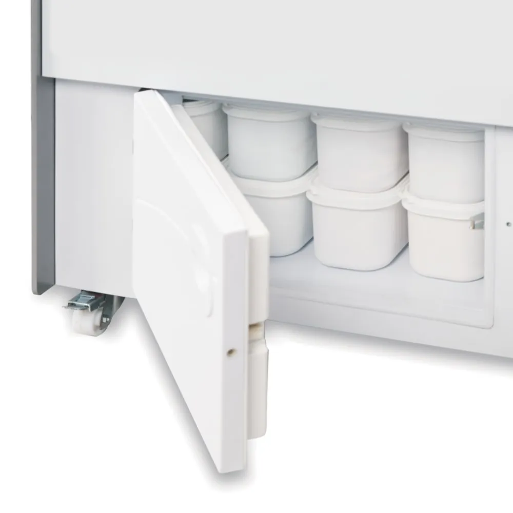 Ice cream freezer with low front glass 255l (BERMUDA VIEW RV10)