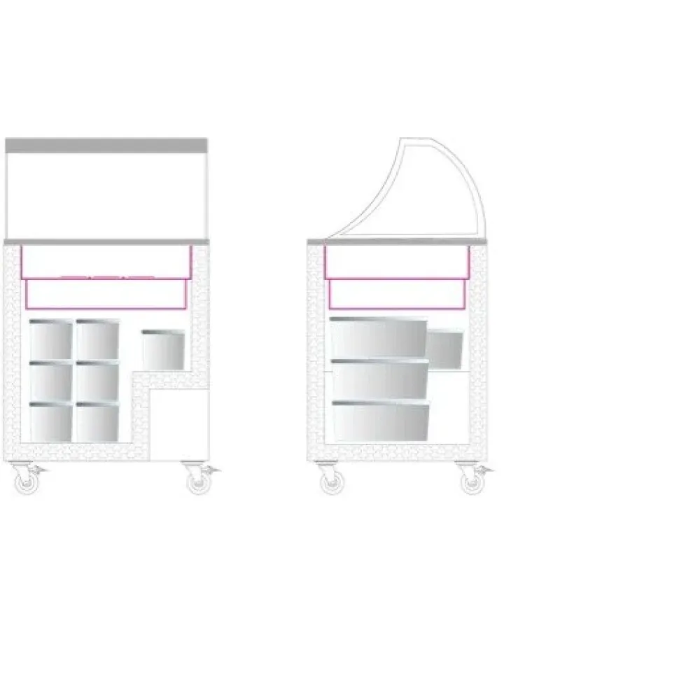 Ice cream freezer 165L (IC201SC+SO)