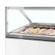 Ice cream freezer with flat glass 0.71 m² (MILLENNIUM ST12)