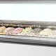Ice cream freezer with flat glass 0.71 m² (MILLENNIUM ST12)