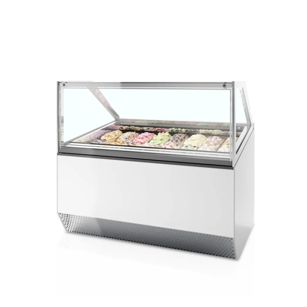 Ice cream freezer with flat glass 0.95 m² (MILLENNIUM ST16)