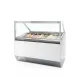 Ice cream freezer with flat glass 0.95 m² (MILLENNIUM ST16)