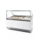 Ice cream freezer with flat glass 1.07 m² (MILLENNIUM ST18)