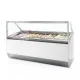 Ice cream freezer with flat glass 1.43 m² (MILLENNIUM ST24)