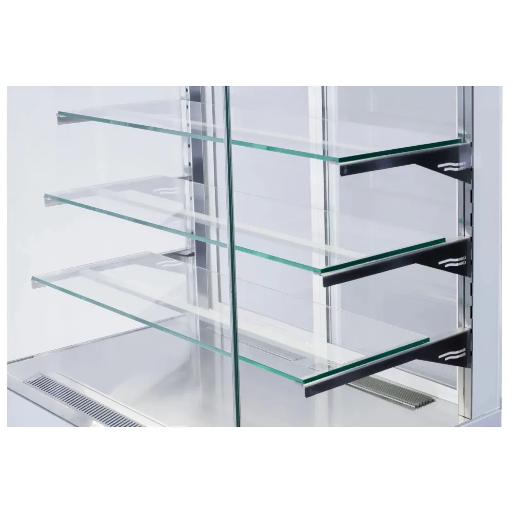 Vitrine pâtisserie CUBE II 600 Transparent (CUBE-II-600-TRANSPARENT)