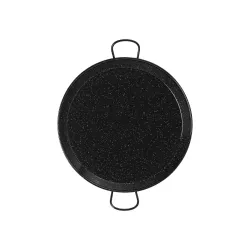 Enamelled steel paella pan for induction 30cm
